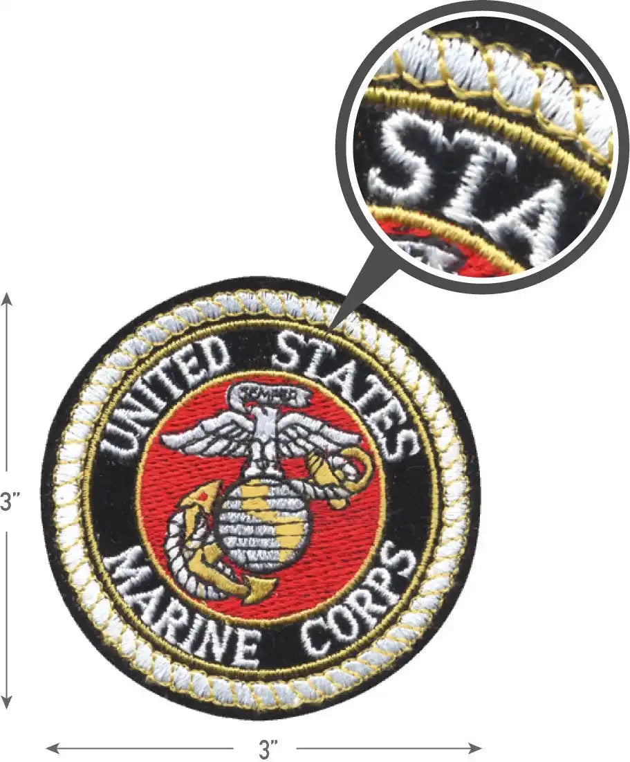 Deluxe Round U.s.m.c. Patch