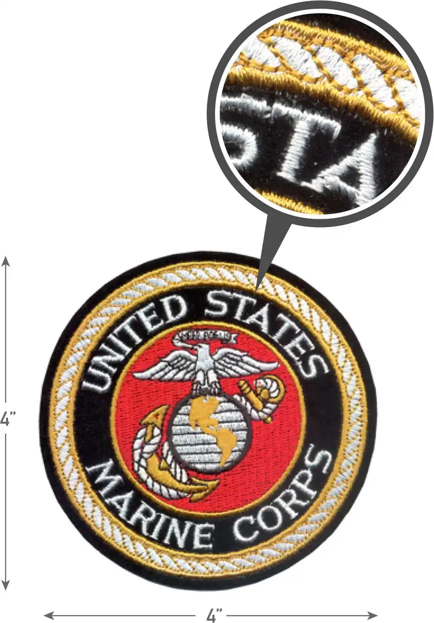 Deluxe Round U.s.m.c. Patch