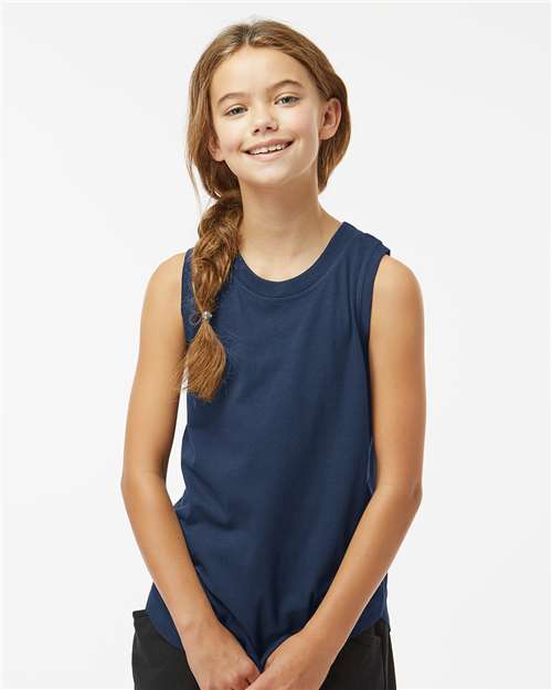 Denim Girls' Relaxed Fine Jersey Tank - 2692