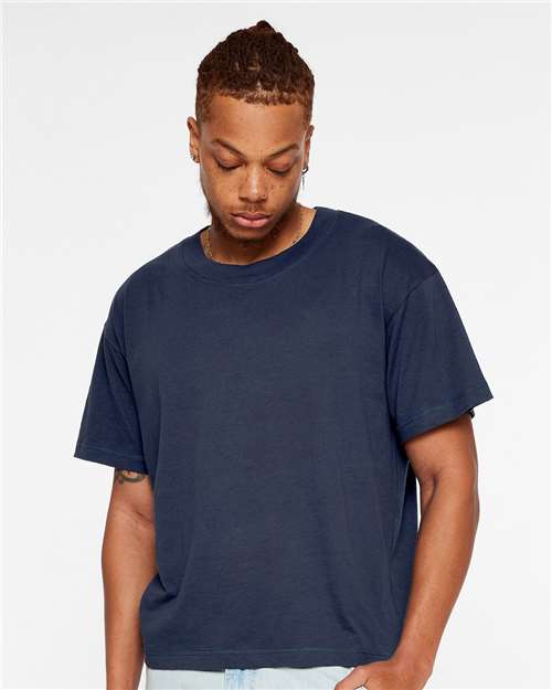 Denim Relaxed Crew Tee - 3520