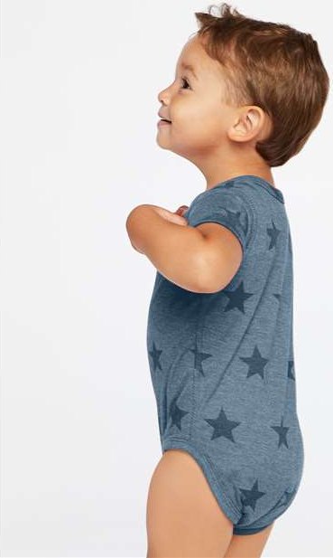 Denim Star Infant Star Print Bodysuit - 4329