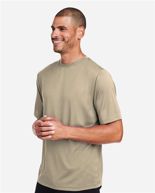 Desert Khaki Men's Zone Performance Mesh T-Shirt - TT15