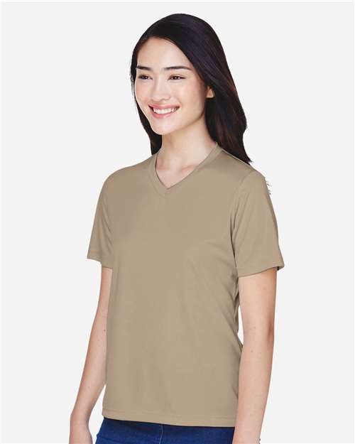 Desert Khaki Women's Zone Performance T-Shirt - TT11W