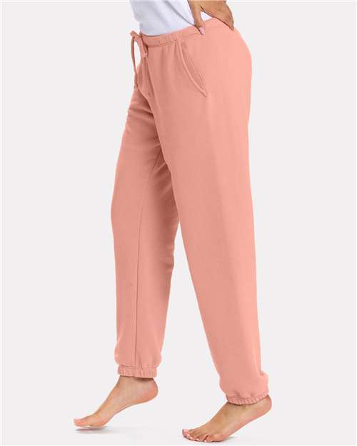 Desert Pink Women's Laguna Sueded Sweatpants - 9884