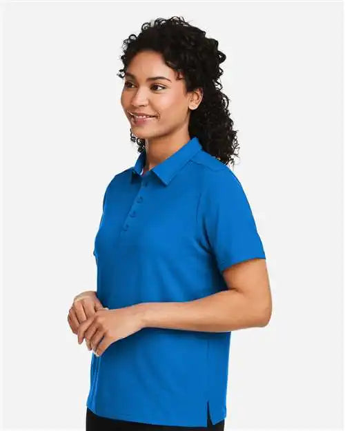 Devon & Jones Dg120w Women’s Raleigh Stretch Polo - French Blue