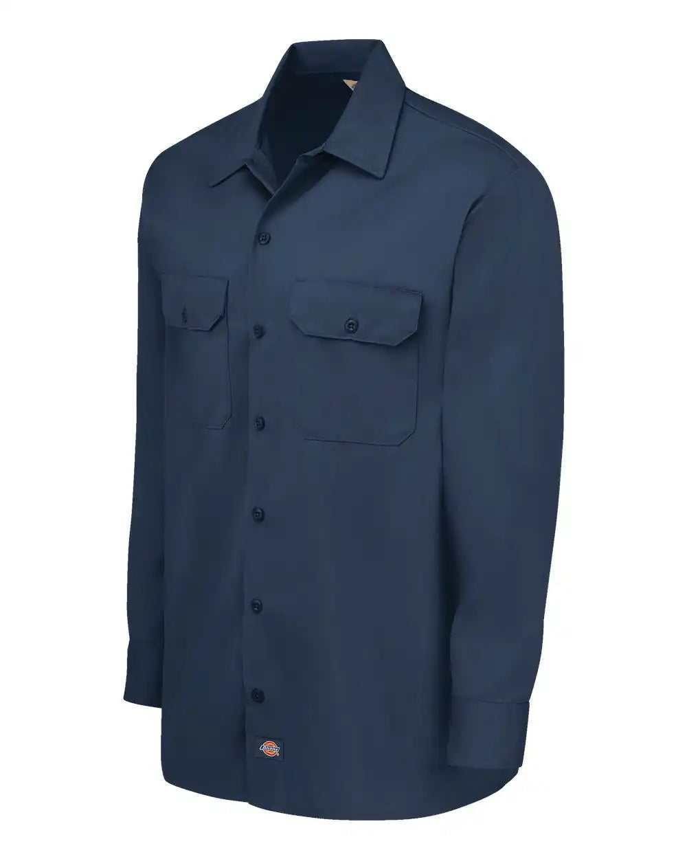 Dickies 5574 Long Sleeve Work Shirt - Navy