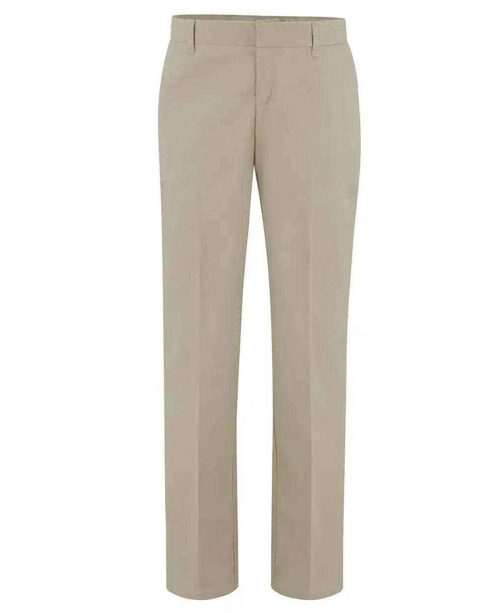 Dickies Fp21 Women’s Premium Flat Front Pants - Desert Sand - 37 Unhemmed - 10