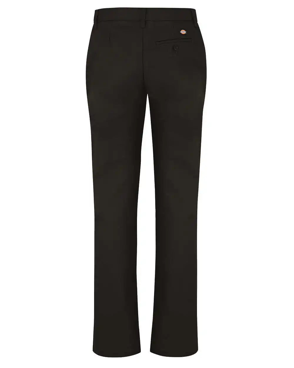 Dickies Fp92 Women’s Industrial Flat Front Pants - Black - 37 Unhemmed