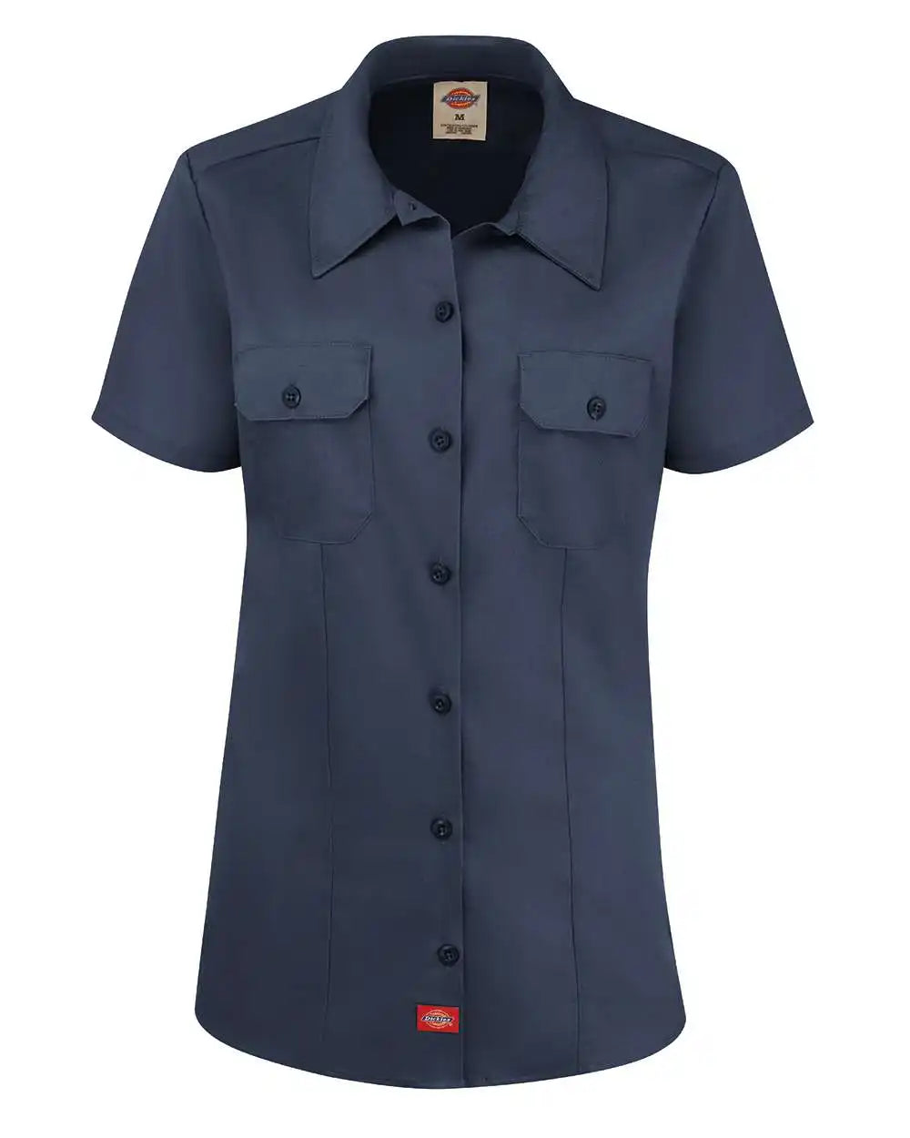 Dickies Fs57 Women’s Short Sleeve Work Shirt - Dark Navy - s