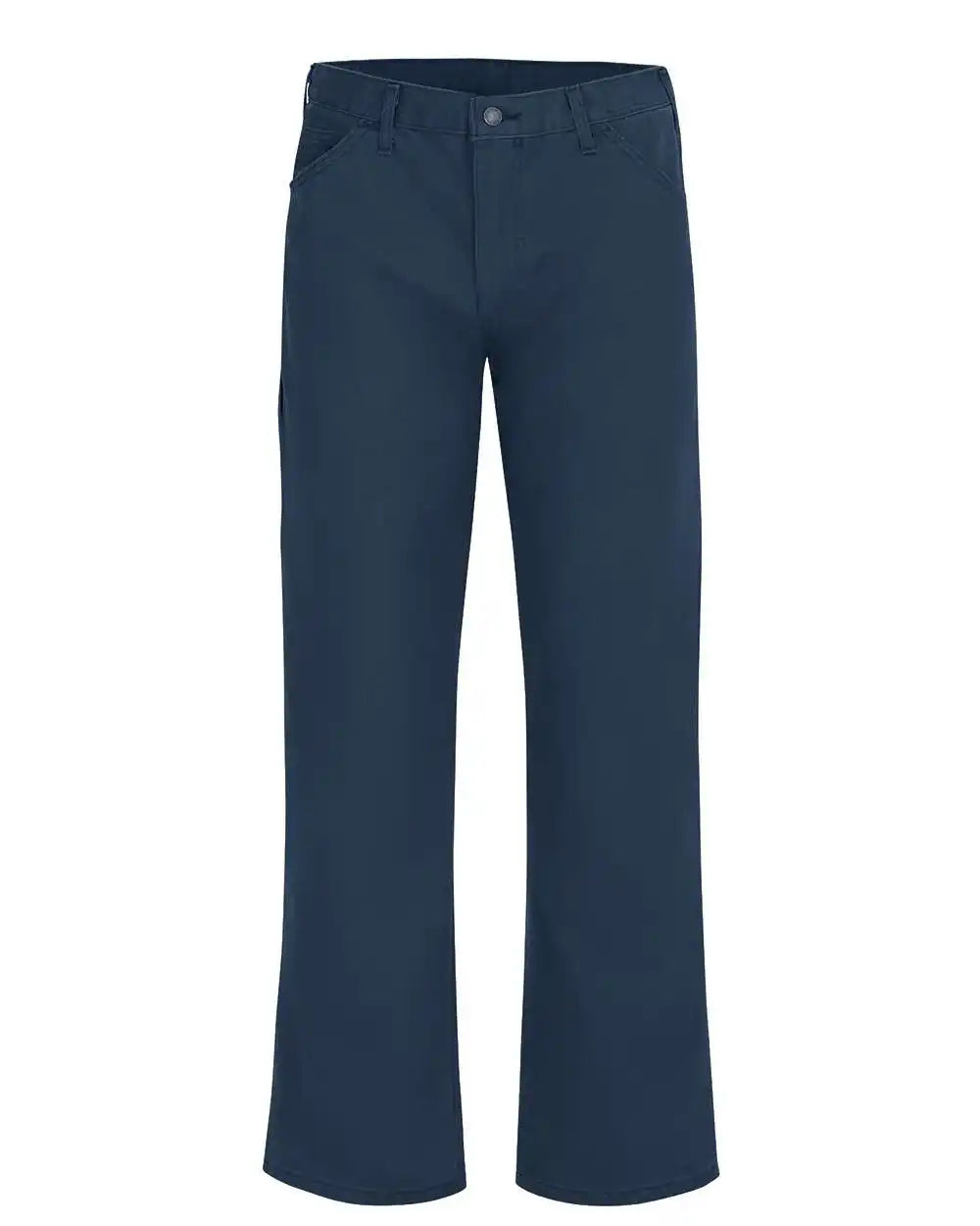 Dickies Lu23 Industrial Duck Carpenter Jeans - Navy - Unhemmed - 30w