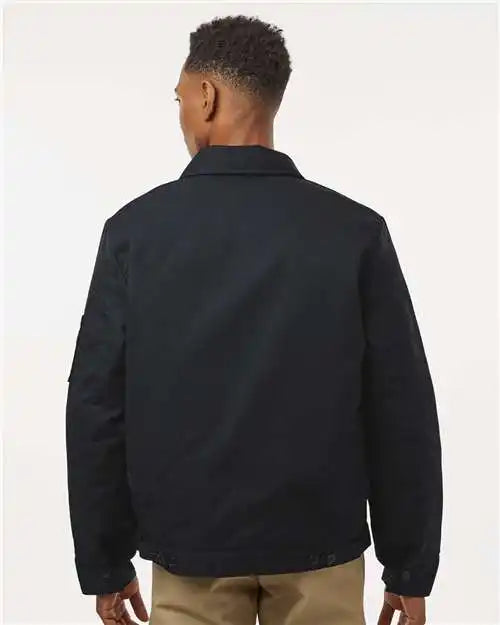 Dickies Tj55t Insulated Industrial Eisenhower Jacket - Tall Sizes - Black