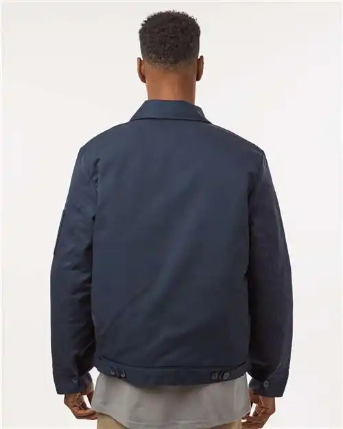 Dickies Tj55t Insulated Industrial Eisenhower Jacket - Tall Sizes - Dark Navy