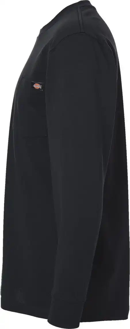 Dickies Wl50t Traditional Heavyweight Long Sleeve T-shirt - Tall Sizes - Black