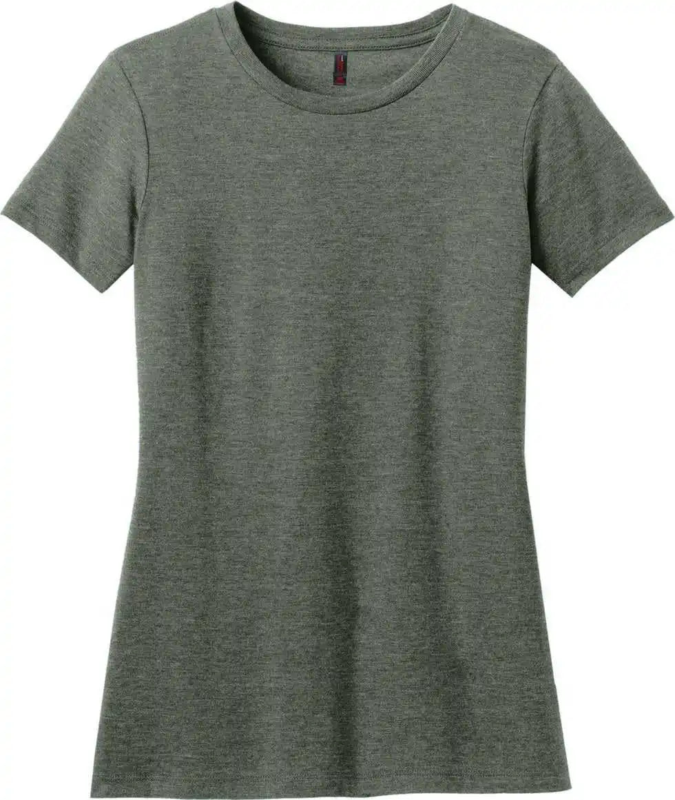 District Dm108l Women’s Perfect Blend Cvc Tee - Htdolive