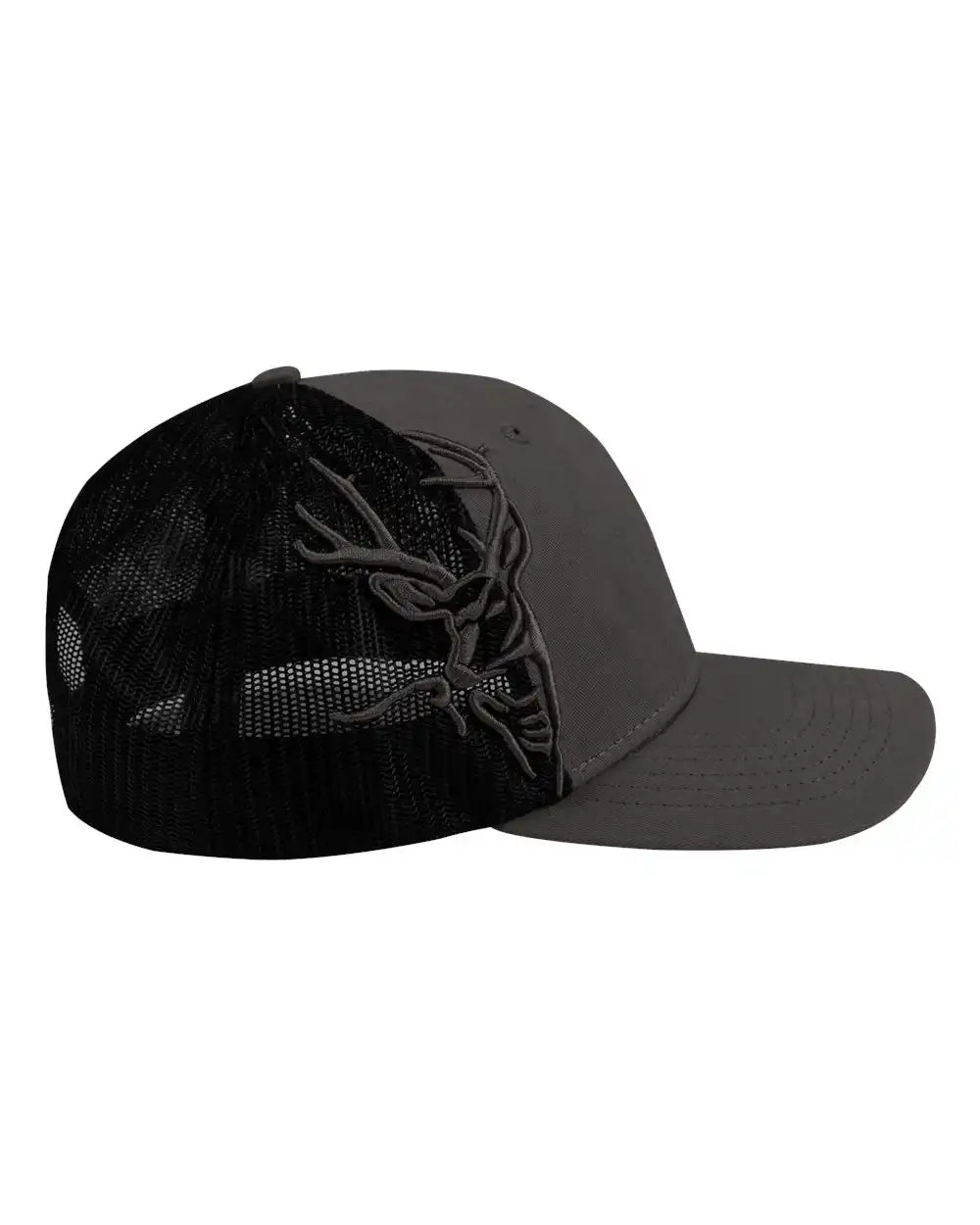 Dri Duck 3321s 3d Buck Pro Cap - 3321 - Charcoal Mesh - Adjustable