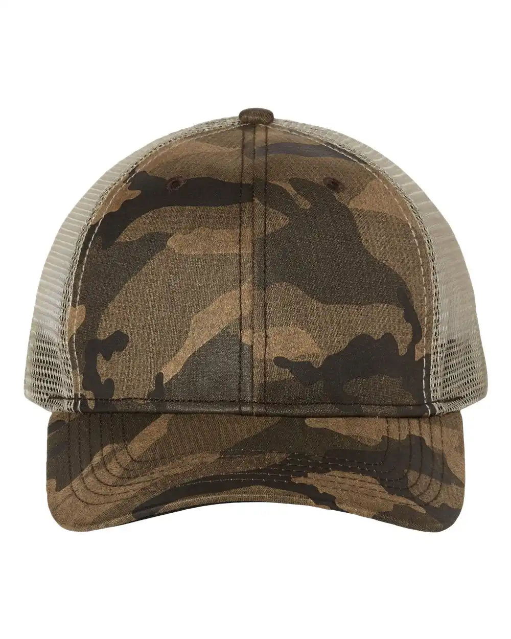 Dri Duck 3466 Covert Trucker Cap - Camo - Adjustable