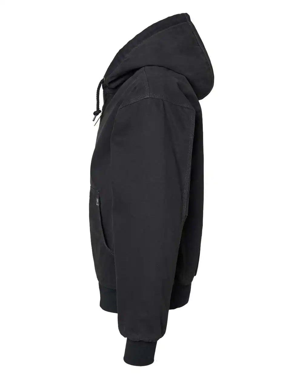Dri Duck 5020 Cheyenne Boulder Cloth™ Hooded Jacket with Tricot Quilt Lining - Black