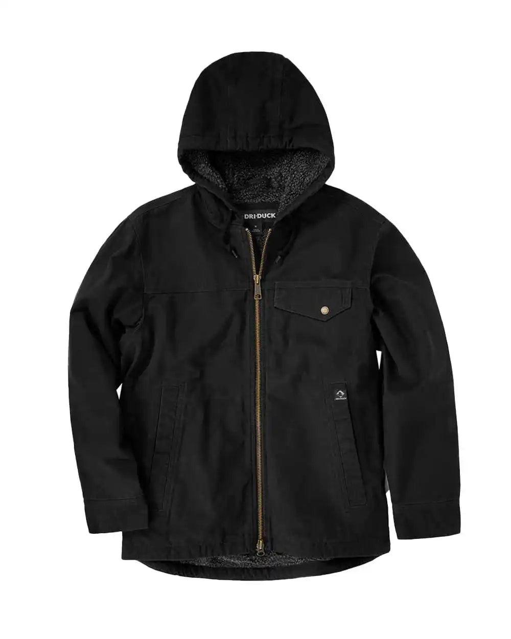 Dri Duck 5033d Quest Lifestyle Canvas Jacket - 5033 - Black - s