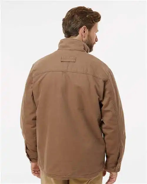 Dri Duck 5037 Endeavor Canyon Cloth™ Canvas Jacket with Sherpa Lining - Field Khaki