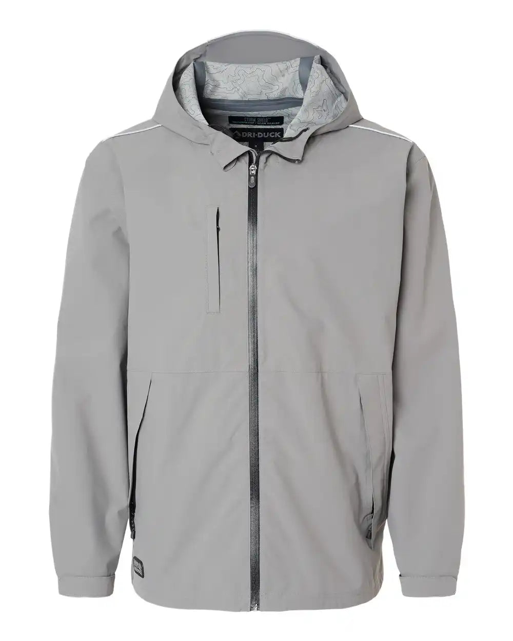 Dri Duck 5302 Challenger Full-zip Jacket - Grey - s