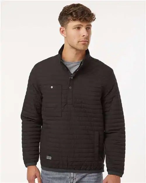 Dri Duck 5303d Keystone Quilted Pullover - 5303 - Black