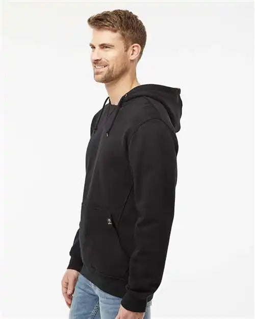 Dri Duck 7035 Woodland Fleece Hooded Pullover - Black