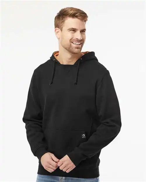Dri Duck 7035 Woodland Fleece Hooded Pullover - Black