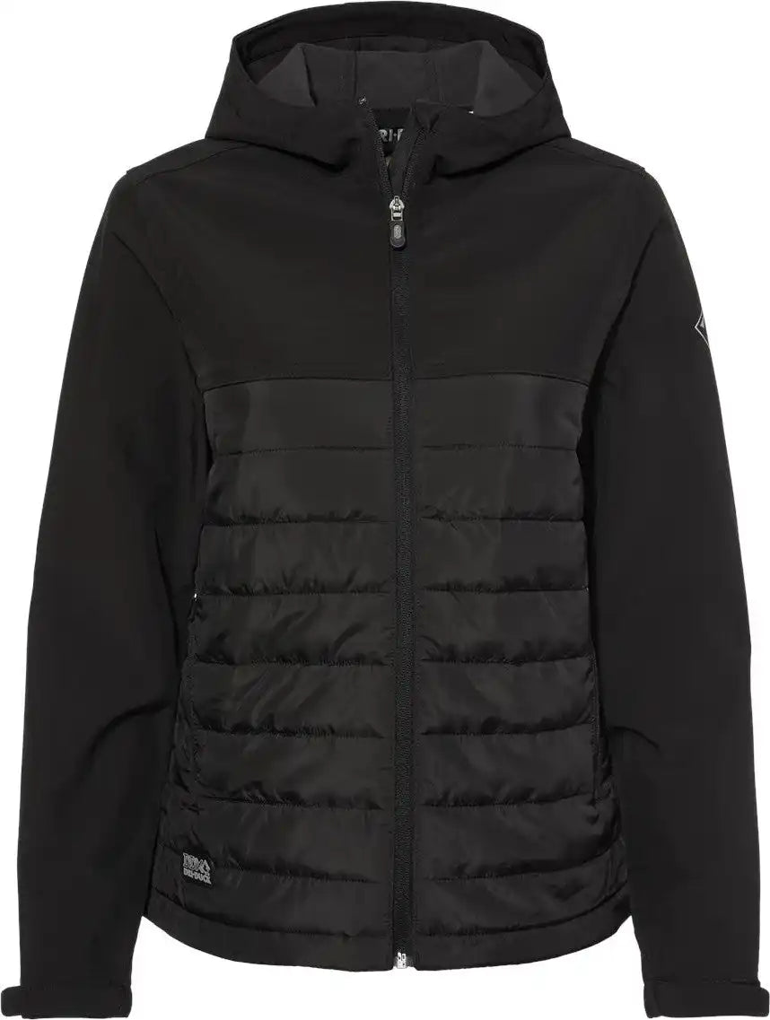 Dri Duck 9415 Women’s Vista Soft Shell Puffer Jacket - Black - s