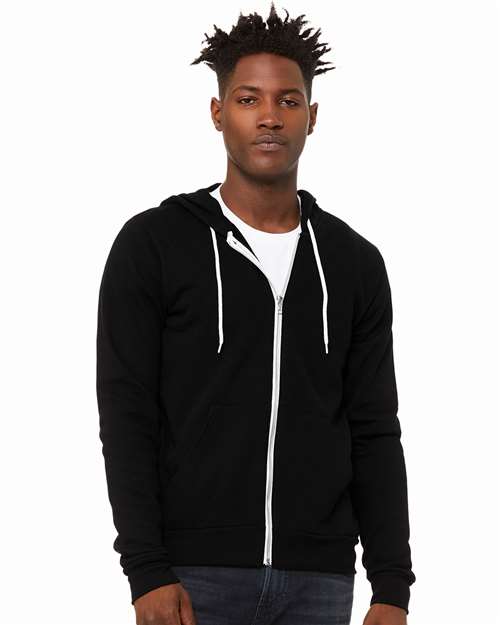 DTG Black Sponge Fleece Full-Zip Hoodie - 3739