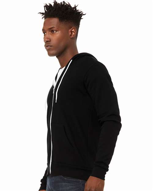 DTG Black Sponge Fleece Full-Zip Hoodie - 3739