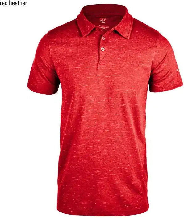 Reebok 7140 Elite Polo - Red Heather / s