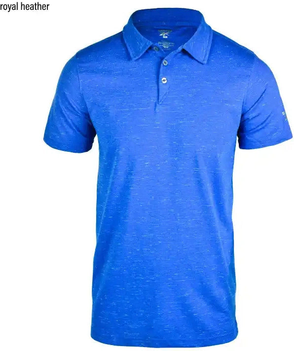 Reebok 7140 Elite Polo - Royal Heather / s