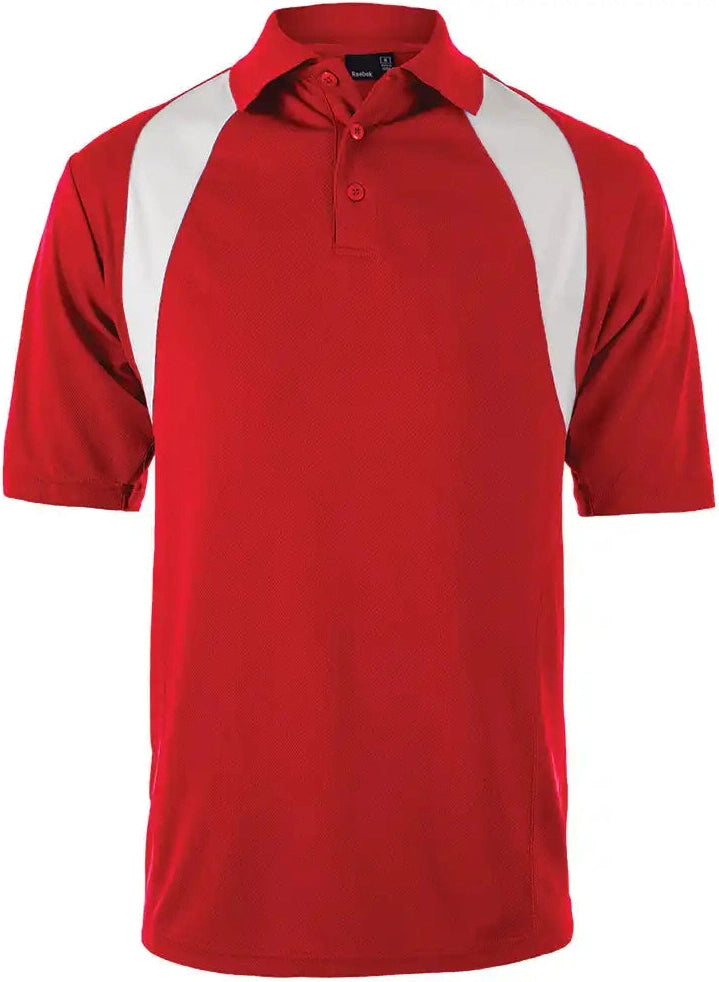 Reebok 7290 Athletic Polo - Red/white / s