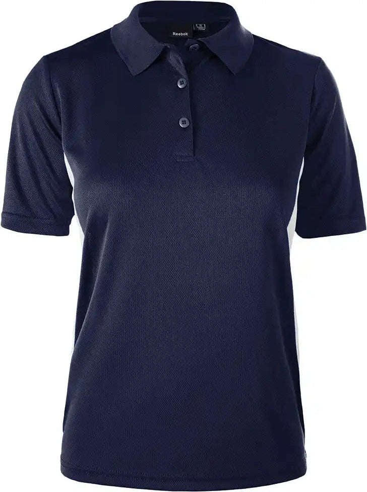 Reebok 7291 Ladies Athletic Polo - Navy/white / s