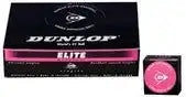 Dunlop Elite Singles Hard Ball Squash Balls 1x - Fuschia
