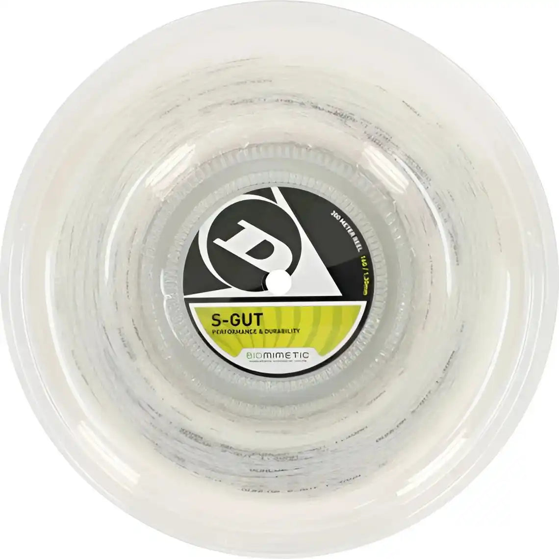 Dunlop S-gut W/ Dyna-tec Reel 660’ Tennis String - Black