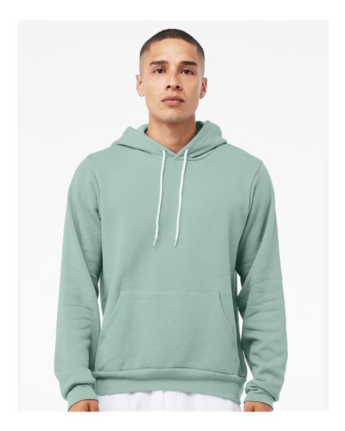 Dusty Blue Sponge Fleece Hoodie - 3719