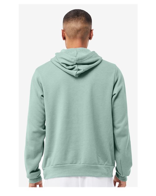 Dusty Blue Sponge Fleece Hoodie - 3719