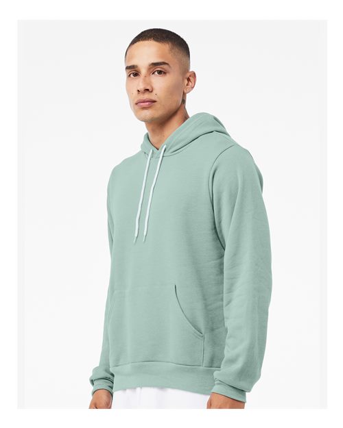 Dusty Blue Sponge Fleece Hoodie - 3719