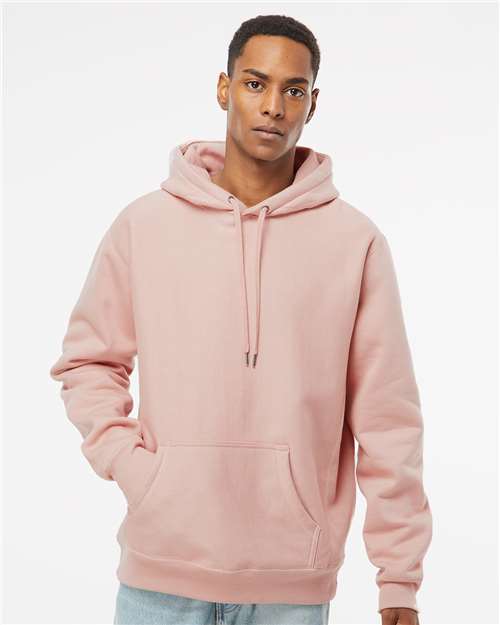 Dusty Pink Legend - Premium Heavyweight Cross-Grain Hooded Sweatshirt - IND5000P