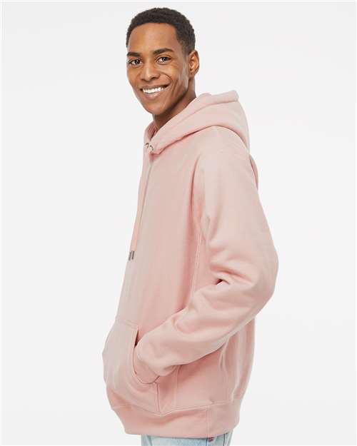 Dusty Pink Legend - Premium Heavyweight Cross-Grain Hooded Sweatshirt - IND5000P