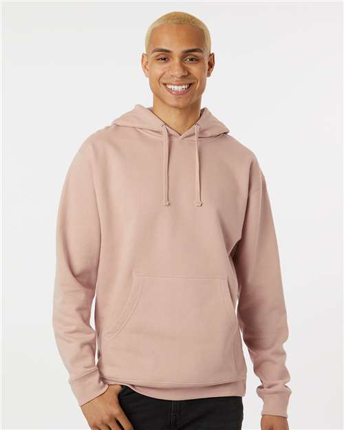 Dusty Pink Midweight Hooded Sweatshirt - SS4500