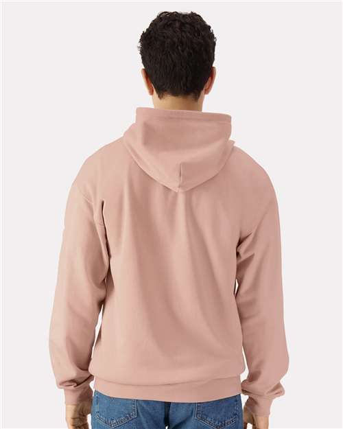 Dusty Rose Softstyle® Full-Zip Hooded Sweatshirt - SF600