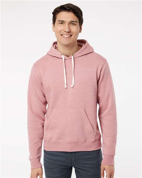 Dusty Rose Triblend Triblend Fleece Hooded Sweatshirt - 8871