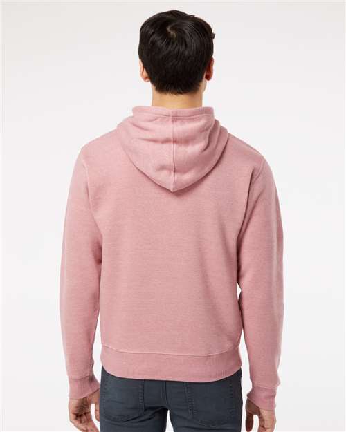 Dusty Rose Triblend Triblend Fleece Hooded Sweatshirt - 8871