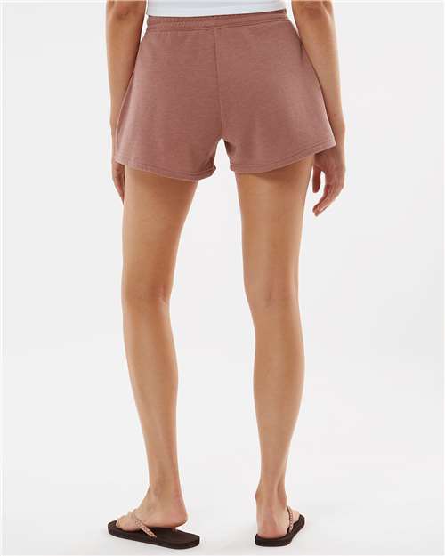 Dusty Rose Women’s Lightweight California Wave Wash Fleece Shorts - PRM20SRT