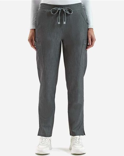 Dynamo Grey Women's Relentless Stretch Cargo Scrub Pants - NN600