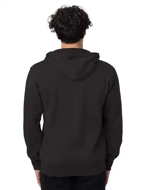 Econscious Ec5650 Heritage Full-zip Hooded Sweatshirt - Black