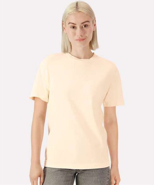 Faded Cream Garment-Dyed Heavyweight Cotton Tee - 1301GD