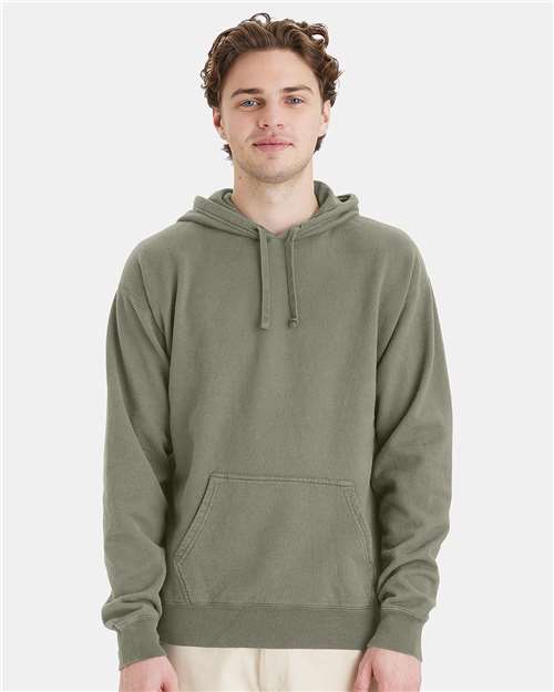 Faded Fatigue Garment-Dyed Hooded Sweatshirt - GDH450
